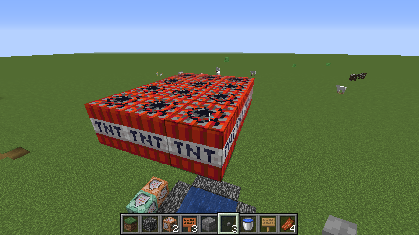 Minecraft Je 1 15 1 着火済みtntをたくさん設置する方法 できれば